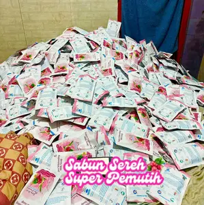Sabun pemutih sereh super whitening milk soap canberry Memutihkan Tangan
