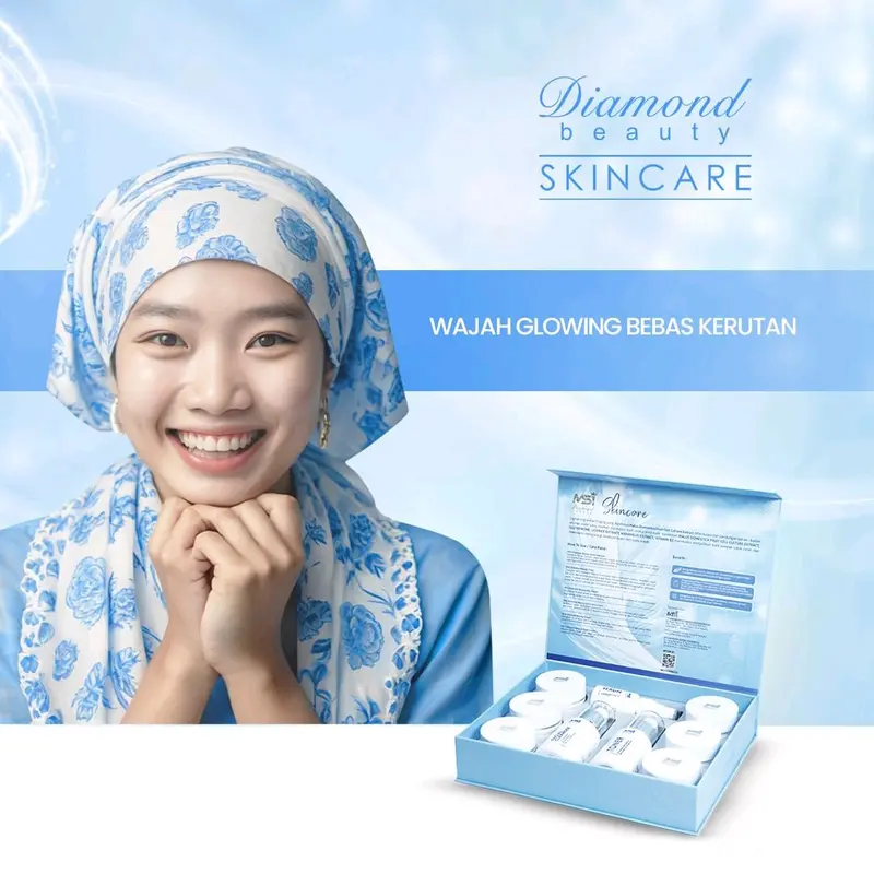 ISI 9 PCS SKINCARE DIAMOND BEAUTY MSI BPOM MURAH 2