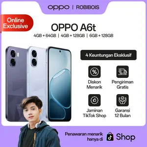 [ROBIBOIS APPROVED] OPPO A6t 4GB+64GB/128GB & 6GB+128GB Online Exclusive Smartphone [Snapdragon 685, 6500mAh Large Battery, 120Hz Ultra High Refresh Rate]