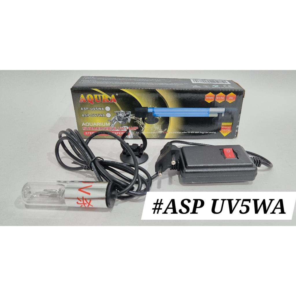 Aqura UV Lamp Disinfection Aquarium Fish Akuarium Ikan Lampu Mini ASP- UV5WA