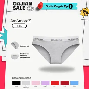 Celana Dalam Wanita SanAmoreZ Tamar V2 CD Katun Premium Lembut Panty Dewasa Low Waist Size S-XL