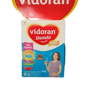Susu Ibu Hamil Vidoran Rasa Cokelat 350gr dengan Cod Liver Oil, Asam Folat, dan Asam Linoleat untuk Pertumbuhan dan Perkembangan Janin - Bayi