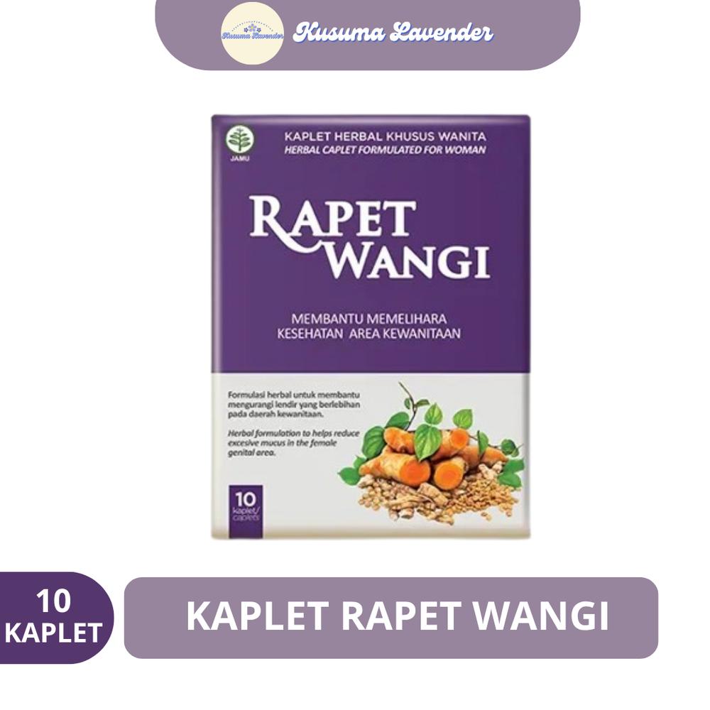 Kaplet Rapet Wangi 10 Kaplet Obat Herbal untuk Mengurangi Lendir dan Menghilangkan Gatal-bau