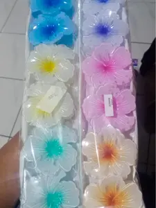 JEPIT RAMBUT BUNGA KAMBOJA UKURAN 8CM AESTHETIC MURAH LUCU DAN ELEGAN COCOK UNTUK SEMUA KONDISI