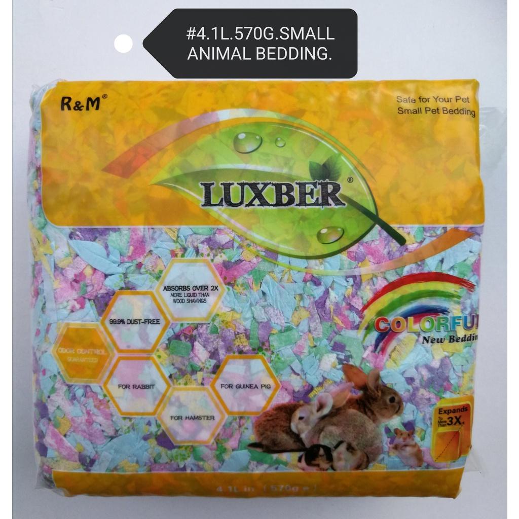 Luxber Colorful Bedding 4.1Litre 570gram Rabbit Hamster Guinea Pig Arnab Hamster