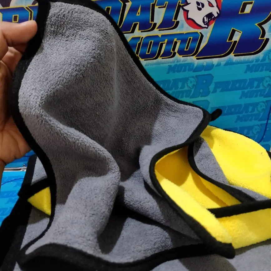 KAIN LAP SERAT SUPER MICROFIBER 40 X 30 DETAILING TEBAL HALUS TIDAK BIKIN BARET 500 GSM TAHAN LAMA Cleaning