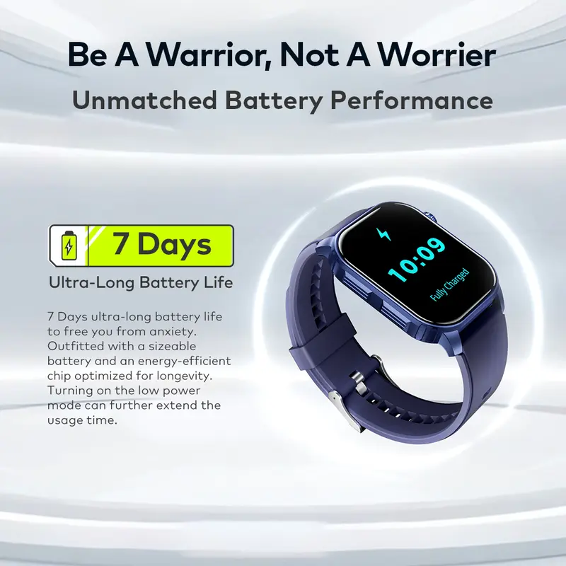 itel ISW-O21 Smart Watch Cyber Smart Watch, 7 Days Extra-Long Battery,2.01" Ultra Large HD Display, AI Voice Assistant,Support Hear 7