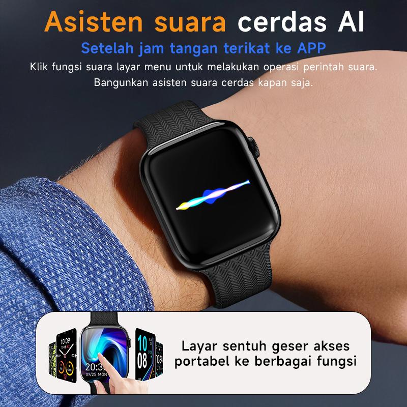 Product Introduction of AmazeFan Smartwatch S40 pro Jam Tangan Cocok untuk berbagai situasi seperti mode, olahraga, santai, belajar, dan lainnya. Memiliki berbagai fungsi seperti mengukur denyut jantung, menerima dan membuat panggilan, fitness, dan lainnya.【Garansi satu tahun】 24