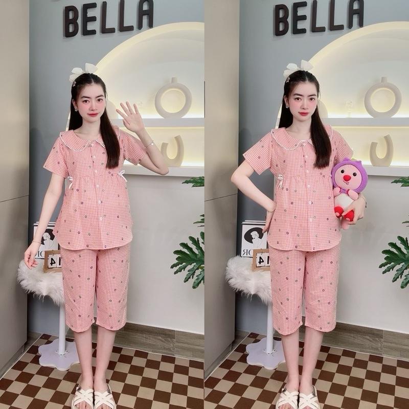 BỘ LỮNG 40 - 95kg Bộ Đồ Bầu Trước Và Sau Sinh Cho Mẹ Chất Cotton Thai Sản Mềm Mịn Thoải Mái Dễ Dàng Kéo Khoá Cho Bé Bú