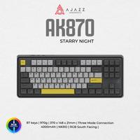 Gambar Ajazz AK870 TKL Keyboard Gaming Mechanical 3-Mode RGB keyboard  tkl - THE FOG SEA, FLYING FISH dari Ajazz Indonesia Kota Administrasi Jakarta Barat 4 Tokopedia