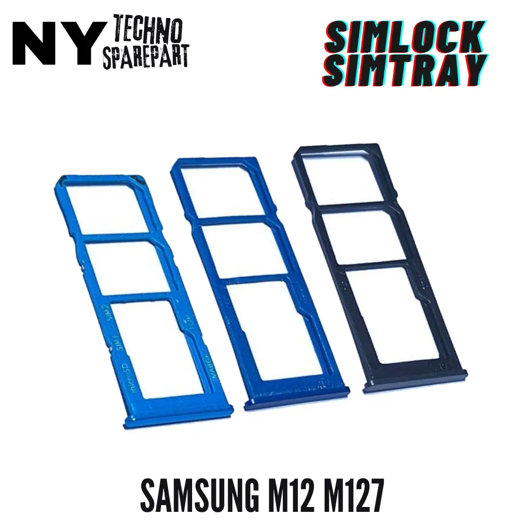 NY SIMLOCK SAMSUNG M12 M127 SIMTRAY TEMPAT KARTU SIM