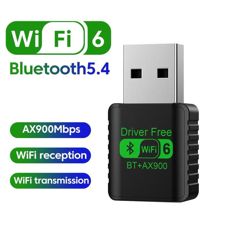 Card mạng không dây băng tần kép 5G 900M WiFi6 máy tính để bàn không ổ đĩa USB bên ngoài bộ thu mạng mini