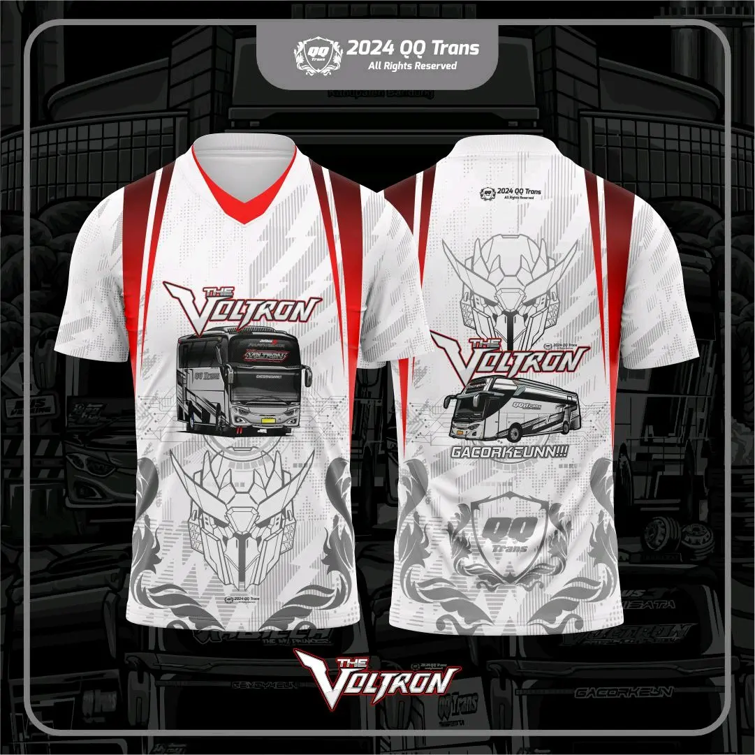 Kaos Bus Mania Original QQ Trans The Voltron (Free Sticker)