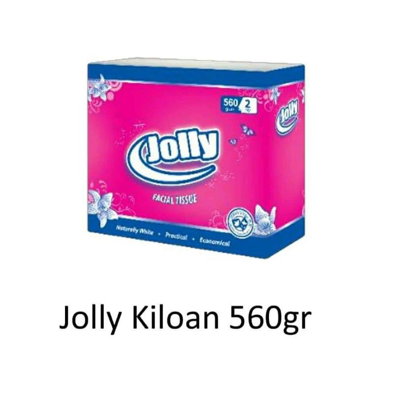 TISSUE JOLLY KILOAN 560gr 2 PLY FACIAL TISU WAJAH PERLENGKAPAN PERAWATAN RUMAH TISSUE 560 GRAM 1