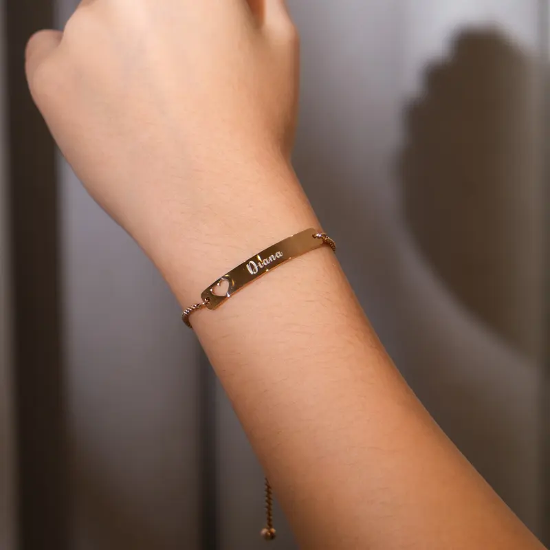 Sweetbling • Gelang Custom Nama • Naila Drawstring Bracelet • Anti Karat 7