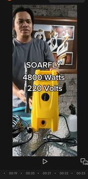 Product Review of SOARFLY 4800W Water Jet Car High Pressure Cleaner High Pressure Portable Water Jet Wash Machine 220V Water Spray Air Pump Cordless Water Jet from A**o A**s 1