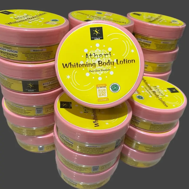 (2 POT) HB Athari Glow 250ML with Extra Whitening Body Lotion Cocok Untuk Semua Jenis Kulit 3