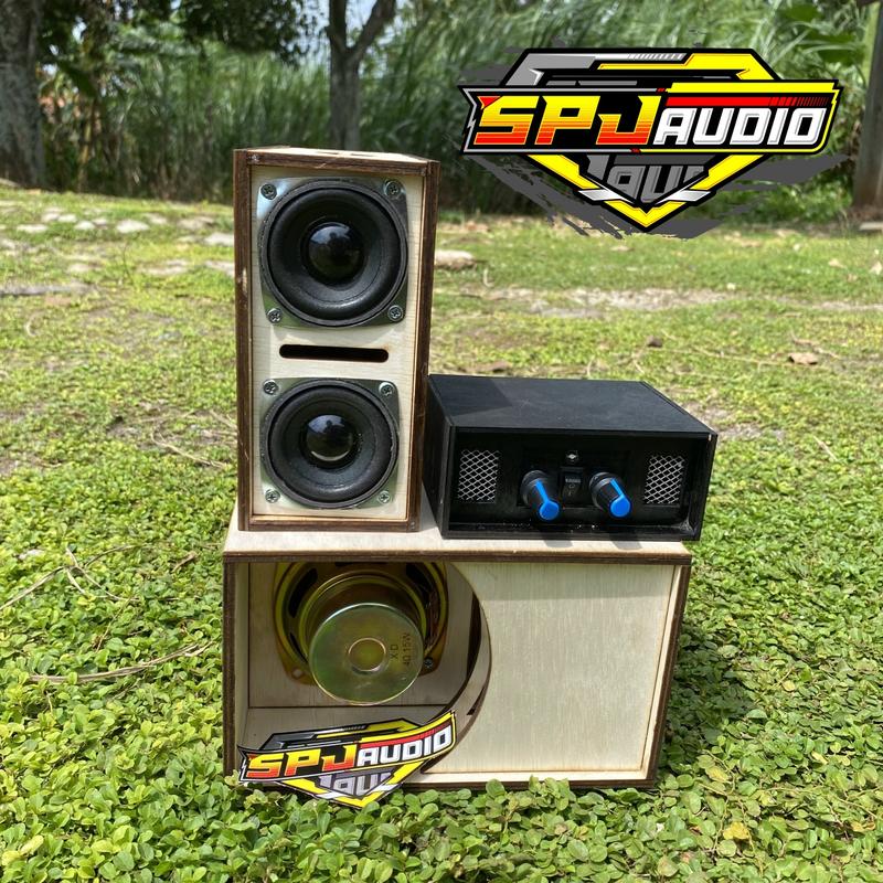 Product Introduction of Paket Sound Miniatur Fullset Box Cobre 3 Inch dan Line Array 2 Inch Plus Speaker Lengkap Amplifier Siap Bunyi SPJ AUDIO 0