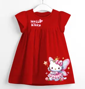 DRESS anak perempuan HAELLO KITTY ready stock...