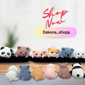 ORNAMEN MINIATUR 6 MOTIF MULTI HEWAN / HIPPERS HP/ HIPPERS PHONE/ DASHBOARD LAPTOP / BERSIKU  /MOTIF LUCU Car Hiasan