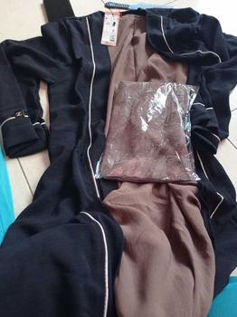 Product Review of ZARQA - Luna Gamis 2 | Abaya gamis sisesa Two Tone List Bisban Polos Muslim Turki Dewasa Remaja Lebaran terbaru 2025 Crinkle Mewah Maxi abaya santri Airflow Simple from I**a 1