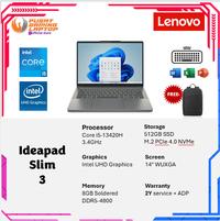 Gambar Lenovo Ideapad Slim 3 14 Core I5 13420H Ram 20Gb 1Tbssd 14.0 Wuxga Ips Win11+ohs Blit | 2 Years Prem+2 ADP - Laptop, 8GB/512GB SSD dari PUSAT GAMING LAPTOP Kota Bekasi 1 Tokopedia
