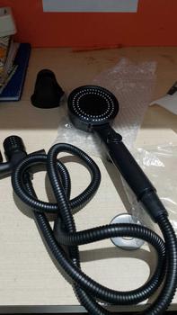 Product Review of 5 In 1 Kepala Shower Set Mandi Hitam Premium Shower Head Set 5 Mode Adjustable Shower Dengan Selang Portable Kamar Mandi Shower Air Keran Minimalis Aluminium from S**i 0