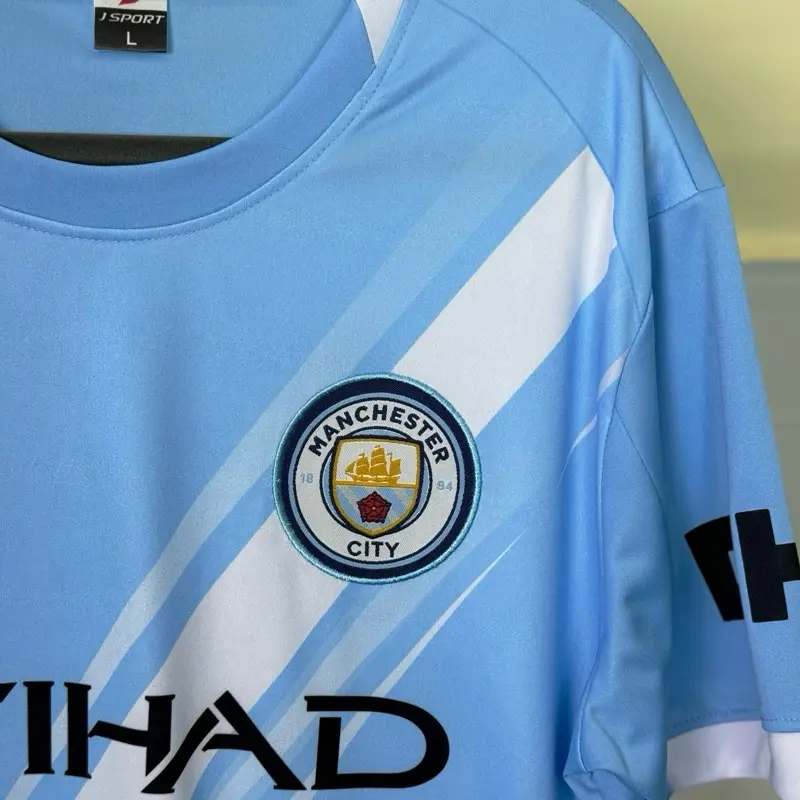 Quần áo bóng đá Thun Lạnh CLB ManCity sân nhà JS 25/26 Top 1