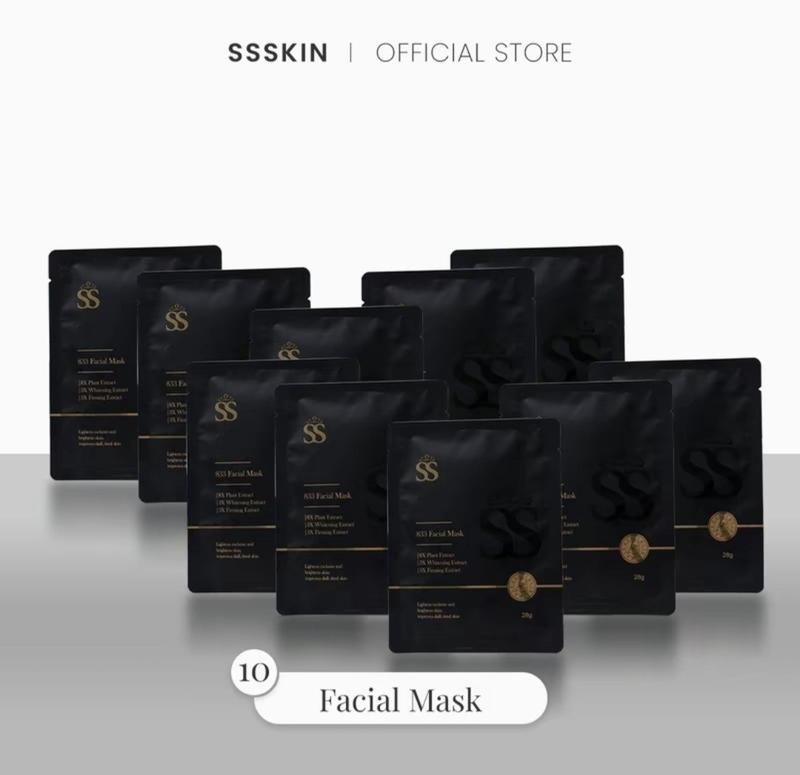Product Introduction of CRB - SSSKIN 833 Facial Mask // Masker Wajah Glowing Kulit Bersinar 1