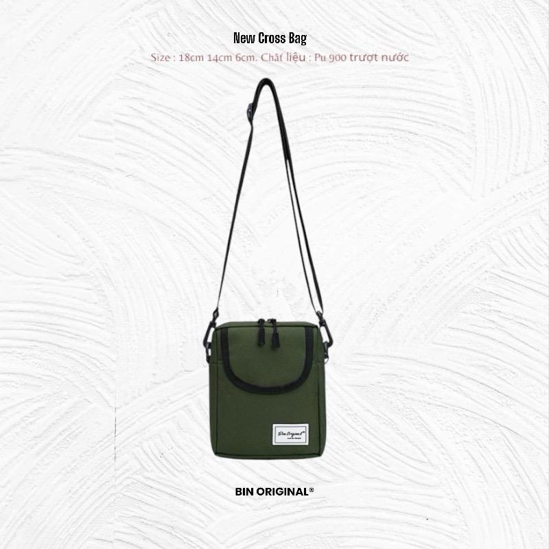 Túi đeo chéo Mini bag XANH RÊU nam nữ Bin Original