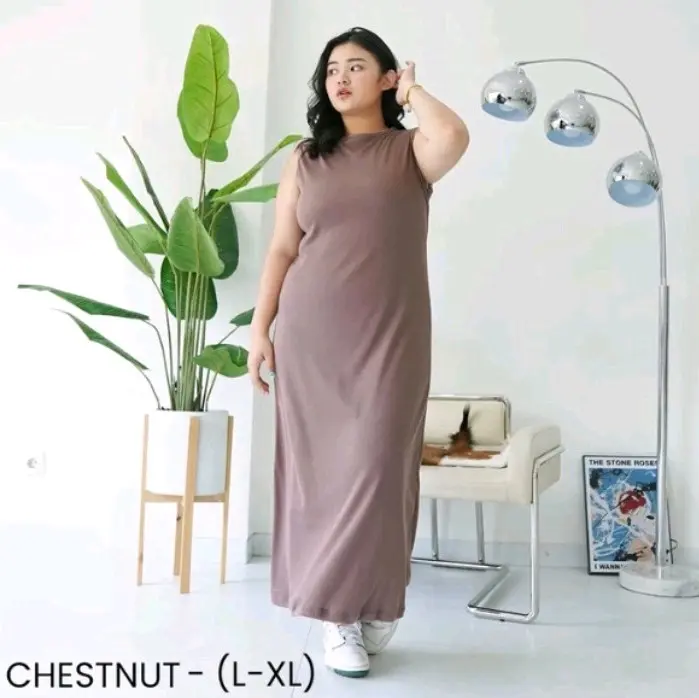 Longdres INER  panjang Gamis  buntung JUMBO 3