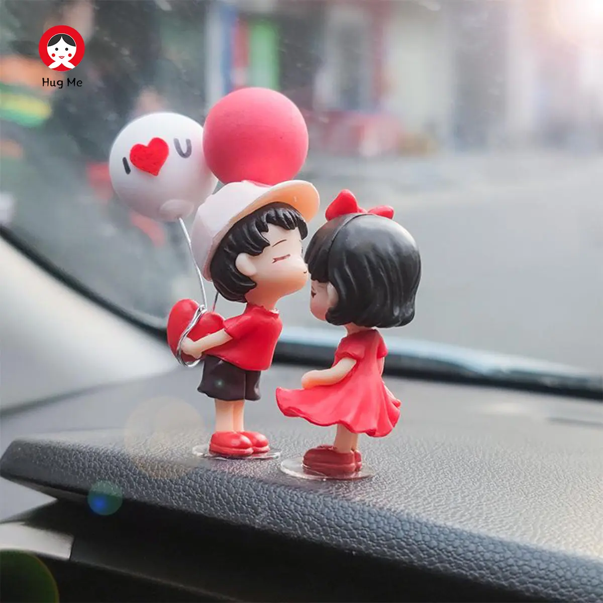 Aksesori Kereta, Pasangan Cantik, Hiasan Kereta, Konsol Tengah, Desktop Hiasan, Aksesori DIY, Mainan Comel, Hadiah Hari Jadi, COD