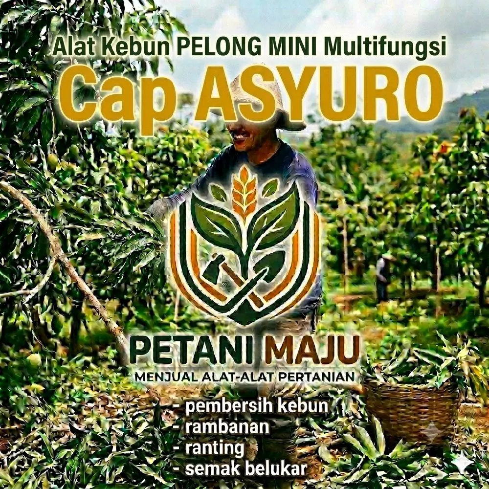 Alat Kebun Praktis Bisa Masuk Jok Motor Baja kualitas premium CAP ASYURO