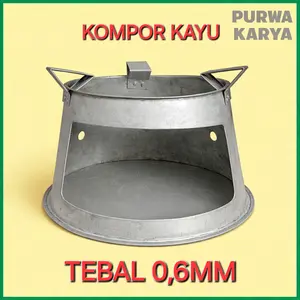 KOMPOR KAYU 0,6MM PLAT BESI TEBAL / Anglo Kayu Bakar / Tungku Kayu Jadul