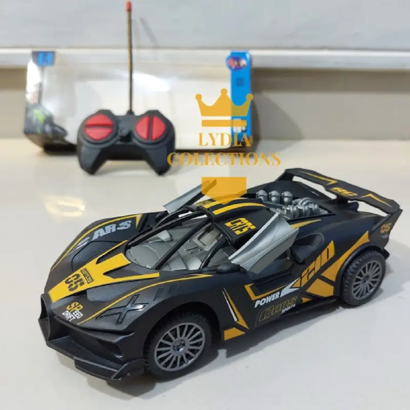 Mainan Anak Mobil Remote Control Lambor Hitam Skala 1:22 Speed Car - Mainan Anak Mobil Remote Control - Toys Mesin Perkembangan Anak Red 1