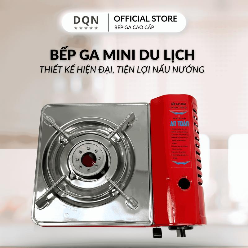 Bếp gas mini du lịch Hakicook họng bếp inox, nhỏ gọn, tiết kiệm ga, giá rẻ,tiêu chuẩn cao cấp -Bảo hành 12 tháng