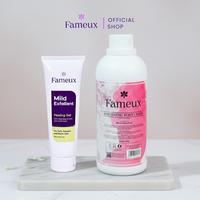 Gambar [GUNCANG 9.9] Fameux Paket Body Cream 500ml + Peeling Gel | Membersihan & Mencerahkan Kulit dari fameuxskincare Kota Surabaya 3 Tokopedia