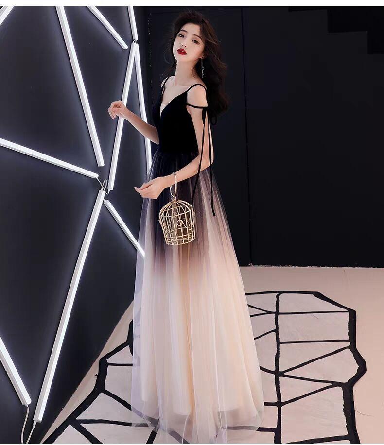 Product Introduction of Gradient Evening Dress Women's Long 2024 New Annual Meeting Host Ladies Banquet Dress Noble Elegant Slimming 11