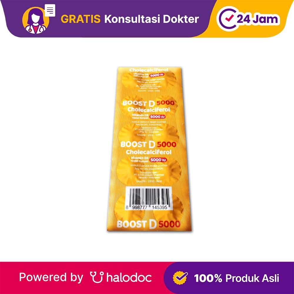 Boost D 5000 IU 10 Tablet - Vitamin D - Halodoc
