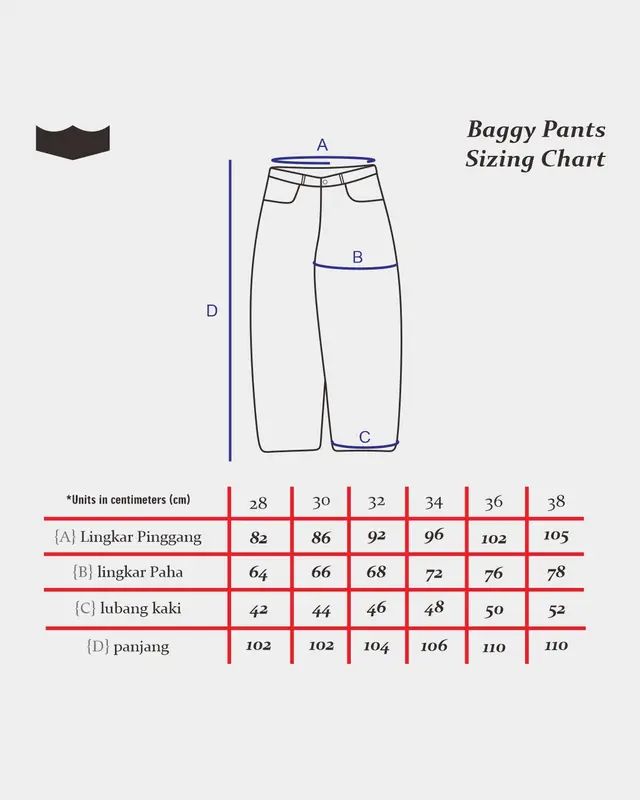 Rockmaker Celana Denim Baggy Pants Manhattan - Blue 8