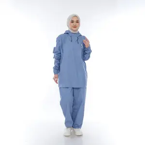 EL-HALWA HOODIE JAS HUJAN UNISEX PRIA WANITA PVC KARET PREMIUM TEBAL ELASTIS ANTI REMBES FULL SET FULL PROTECTION KERAH TINGGI TANPA ZIPPER