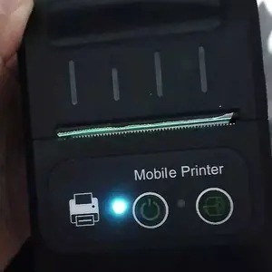 Hadiah gratis: 3 gulung kertas termal MP-58N untuk printer termal Bluetooth portabel mini, mencetak struk, faktur, dan dokumen penjualan berukuran 58mm. Model baru dikirim secara acak.