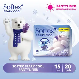 Softex Beary Cool Pantyliner 15cm 20 Pads