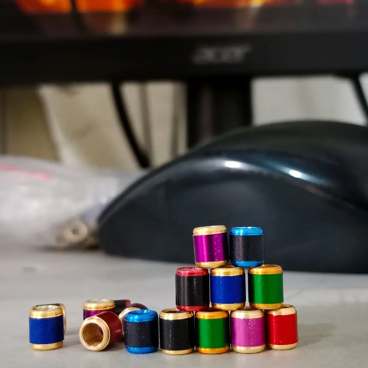 Ring burung kenari,murai batu,lb,merpati 5 pcs polos model mata kucing