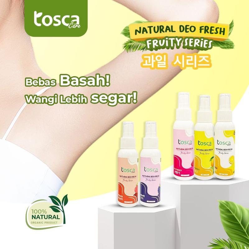 TOSCA Deodorant Tawas Spray 100 ml Deodorant Fruity Series 4