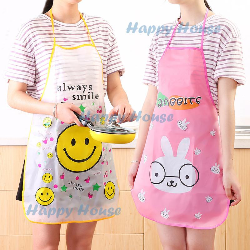 Dapur Celemek Masak Pelindung Pakaian Motif Karakter Lucu Murah Celemek Masak Anti Air 1
