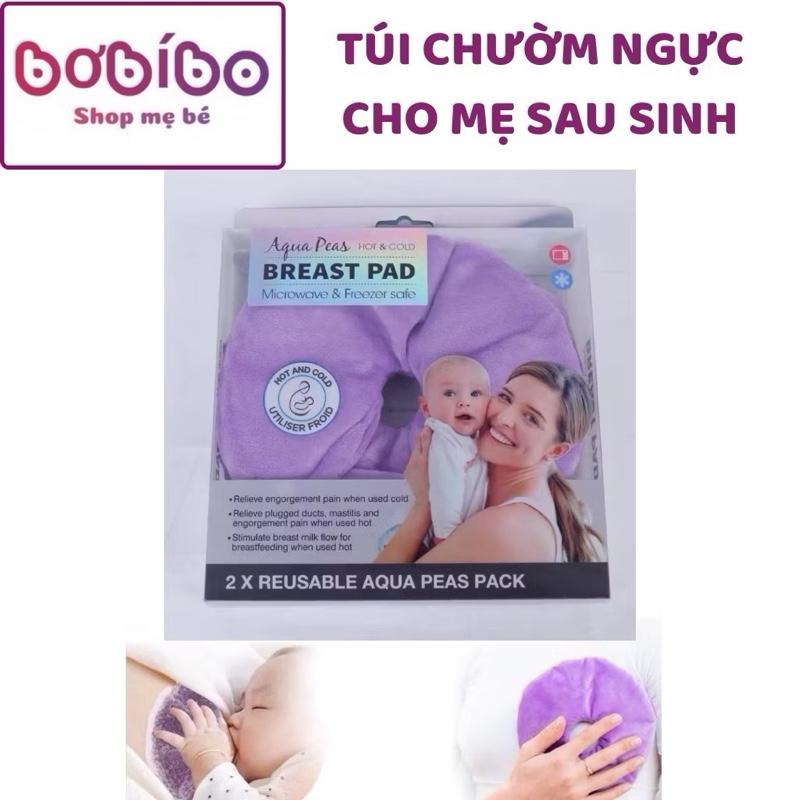 ￼[1 HỘP 2 CÁI] Túi chườm ngực cho mẹ sau sinh,Túi chườm nóng lạnh thông tắc tia sữa, kích sữa cho mẹ sau sinh