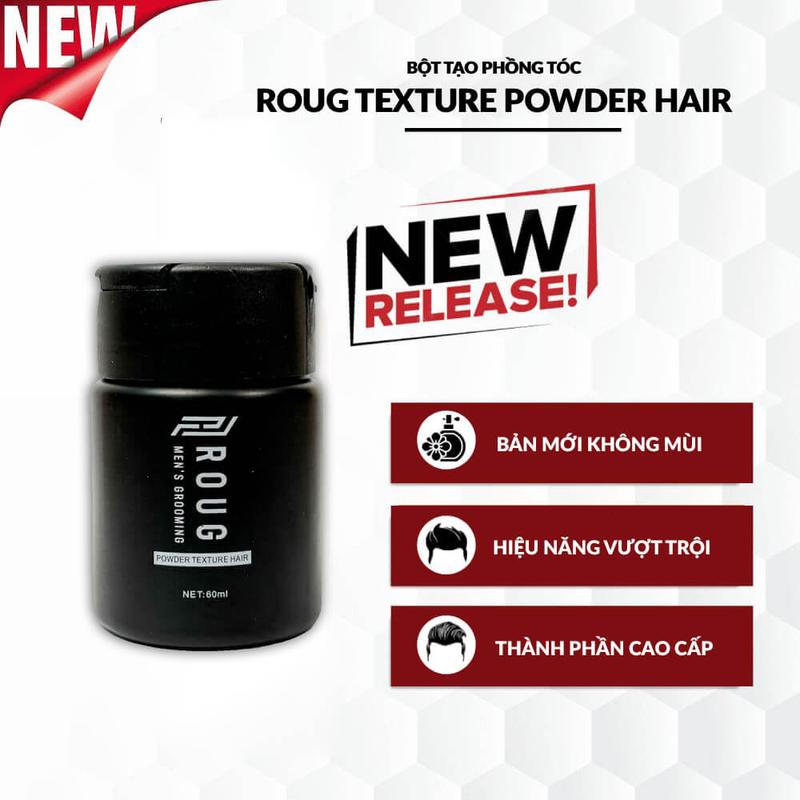[FULL LINE BẢN MỚI] Bộ Sản Phẩm Tạo Kiểu Tóc ROUG MEN’S GROOMING , Sáp Roug Trắng, Sáp Roug Đen, Bột Roug, Bọt Roug, Roug Sea Salt | BigBuy360 - bigbuy360.vn