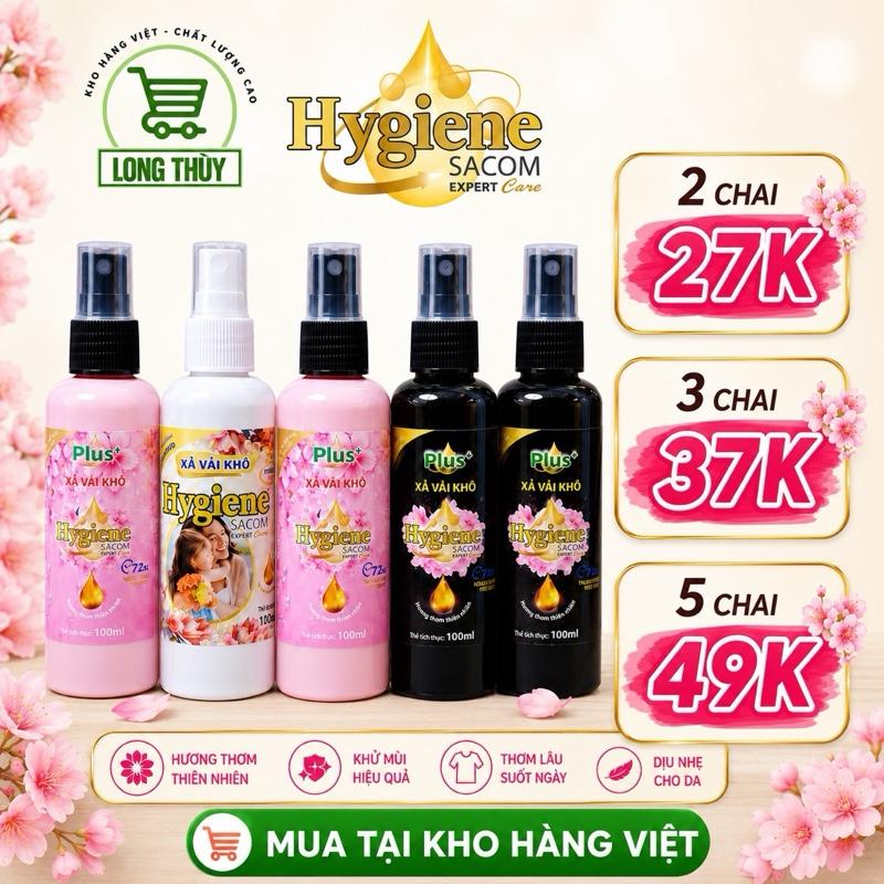 Combo 2-3-5 Chai Nứớc Xịt Xả Vải Khô Hygiene SACOM exPERT care - Xịt Thơm Quần…
