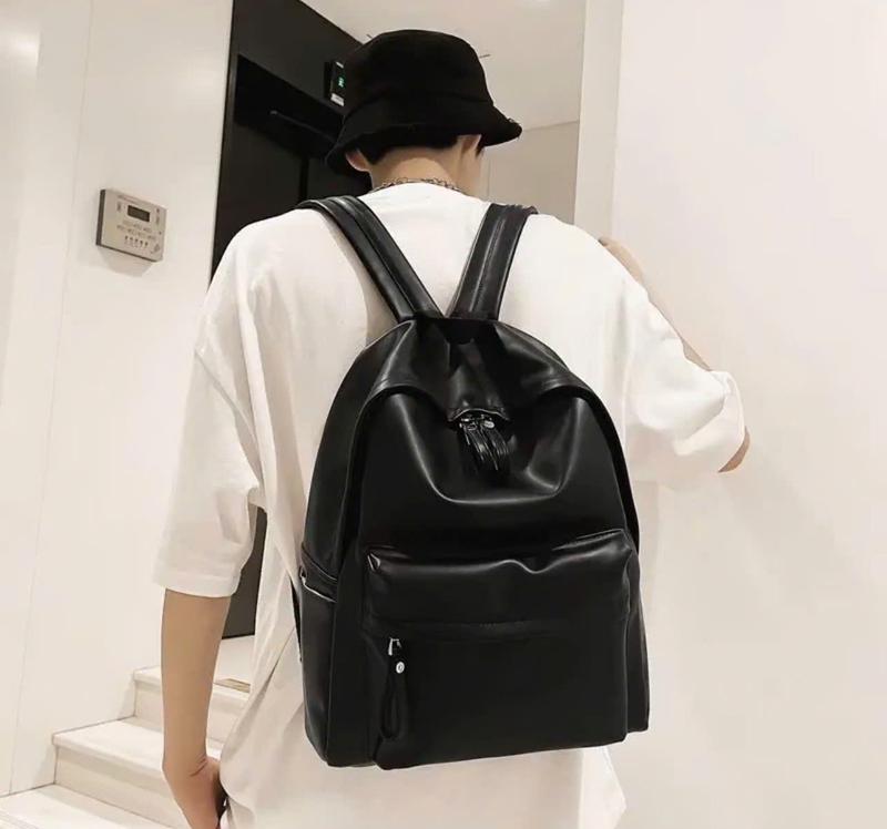 balo thời trang balo da bóng size 45 đựng vừa laptop a4